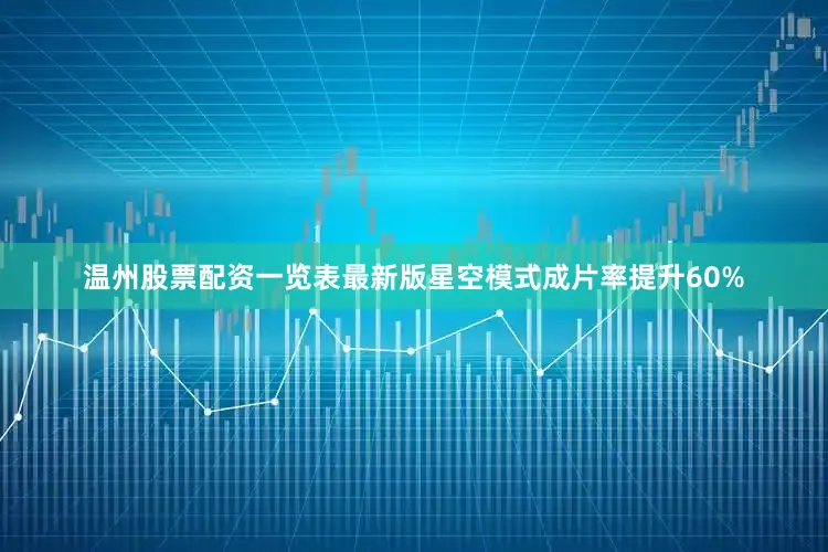 温州股票配资一览表最新版星空模式成片率提升60%