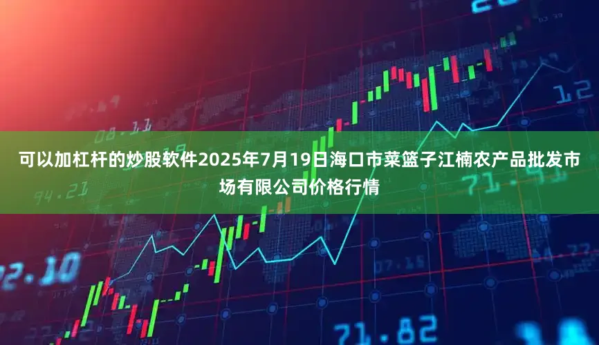 可以加杠杆的炒股软件2025年7月19日海口市菜篮子江楠农产品批发市场有限公司价格行情