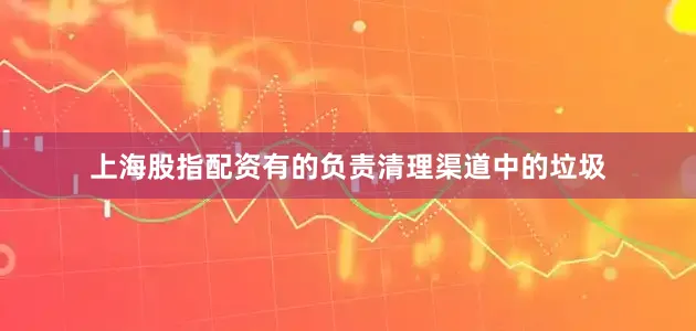 上海股指配资有的负责清理渠道中的垃圾
