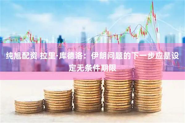纯旭配资 拉里·库德洛：伊朗问题的下一步应是设定无条件期限