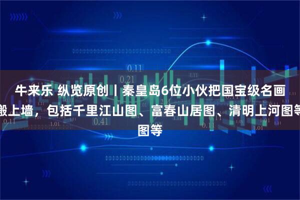 牛来乐 纵览原创丨秦皇岛6位小伙把国宝级名画搬上墙，包括千里江山图、富春山居图、清明上河图等